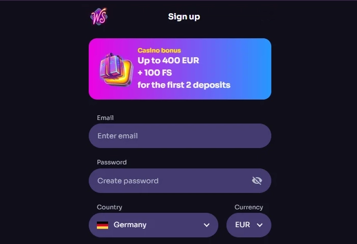 winspirit casino signup